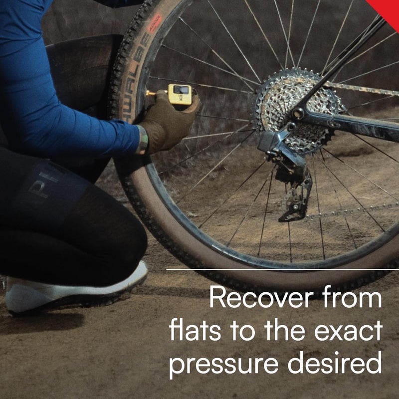 Viair Recon Mini - Premium Portable Air Compressor For Cyclists - Digital Tire Pressure Gauge with 120 PSI - For Road, Gravel & Mountain Bike Tires - Brushless Motor, Lithium Batteries & Presta Head - Image 4